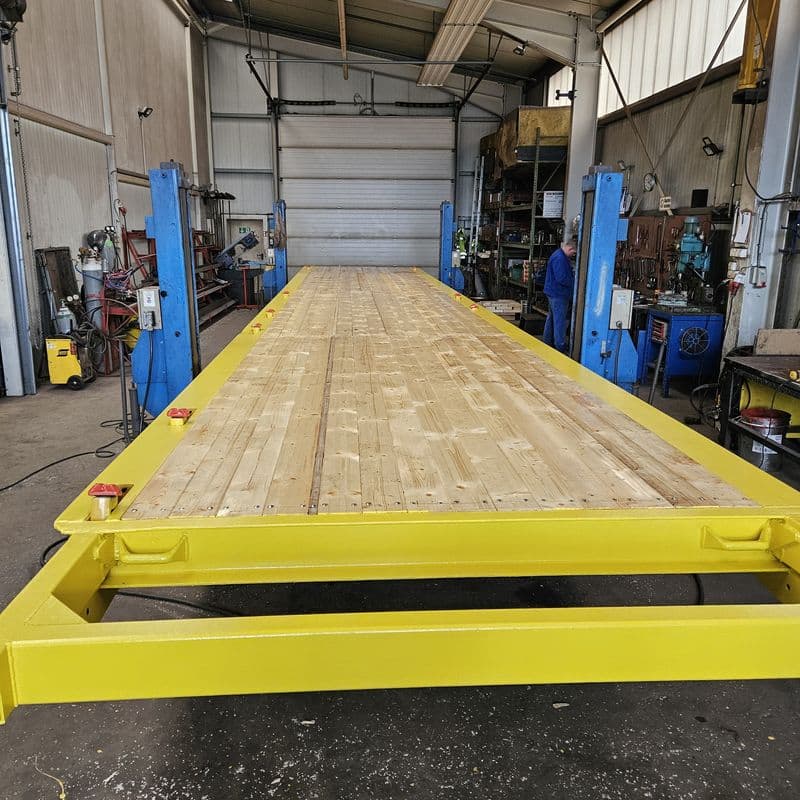 Rolltrailer in der Werkstatt